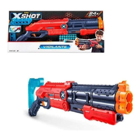 Pistola Rifle X-shot Vigilante Lanza Dardos C/ 24 Dardos