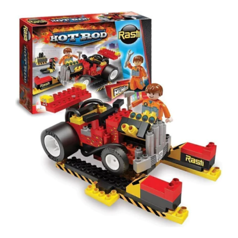 Rasti Hot Rod Incluye Muñeco 185 Pcs 01-1068 Lanus