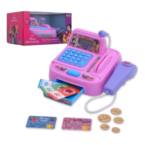 Caja Registradora Disney Princesas Con Luz Y Sonido 2783