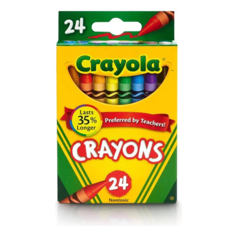 Crayones Crayola T Oficial X24 Colores Standard
