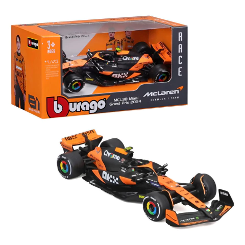Formula 1 Mclaren Mcl38 #4 Lando Norris Bburago 18-38214