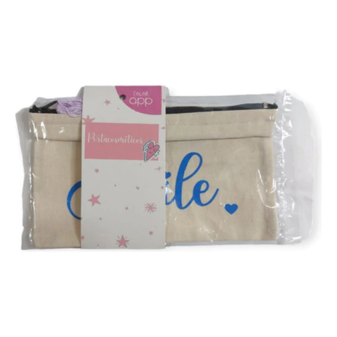 Portacosmèticos De Lienzo Color App