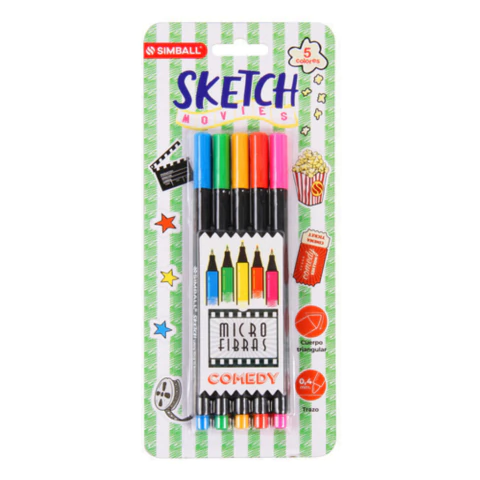 Microfibras Sketch Ediciones Especiales Simball