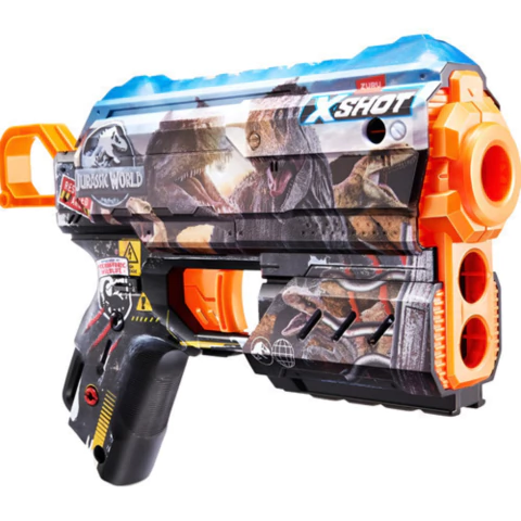 Pistola Lanza Dardo X Shot Skins Flux 8 Dardo Jurassic World