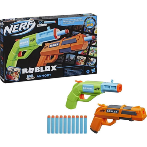 Pistola Nerf Roblox Jail Break Armony Hasbro - Lanús