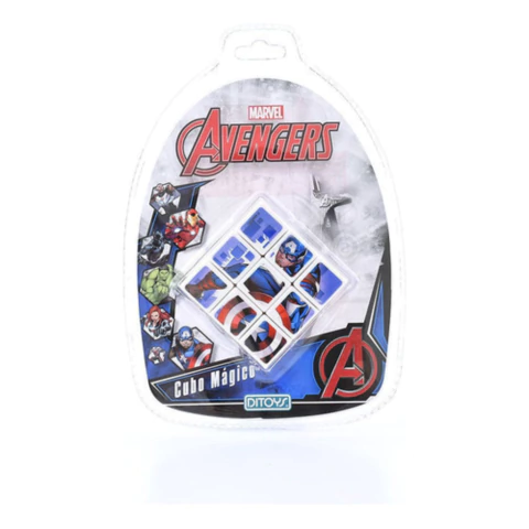 Juego Antiestres Cubo Mágico Marvel Avengers 3 X 3 Ditoys