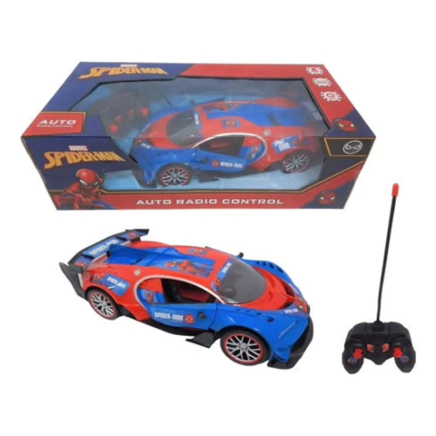 Auto Deportivo Spiderman Rc Radio Control Hombre Araña
