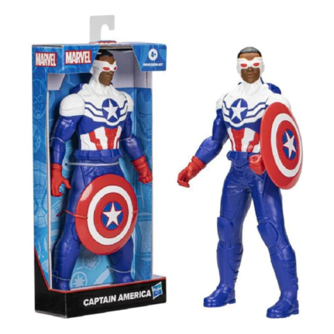 Figura De Accion Marvel Capitan America Falcon 25 Cm Hasbro