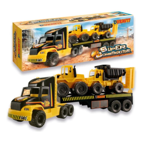 Camión Mosquito Super Constructor Volcador Y Excavadora
