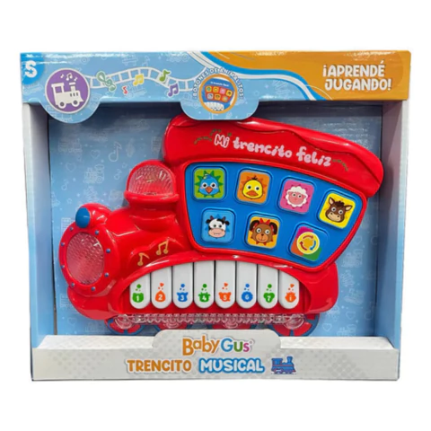 Trencito Musical Mi Trencito Feliz Con Luz Y Sonido Baby Gus