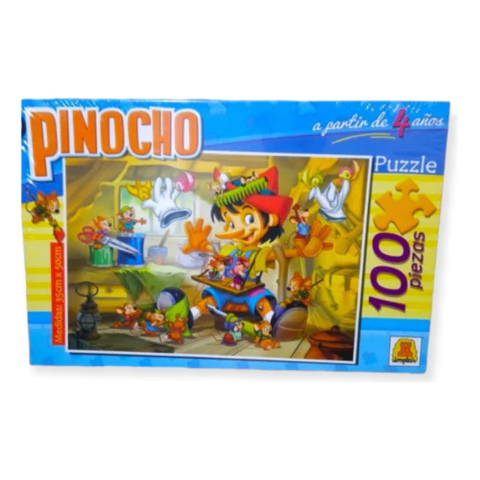Rompecabezas Implás Pinocho 100 Piezas - Lanus