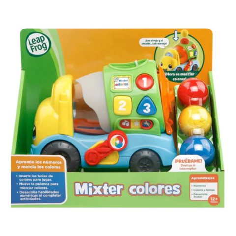 Mixer Colores Camión Mezclador Didáctico Luz Sonido Id-6019