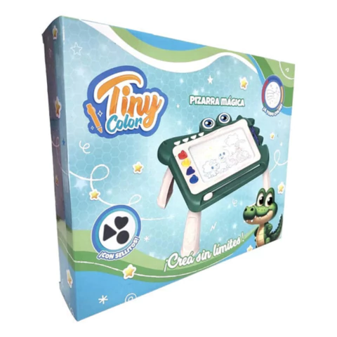 Tiny Pizarra Magica Cocodrilo Con Sello Sebigus 55078