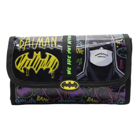 Cartuchera Escolar Batman Plegable Marvel Lj246
