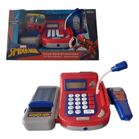 Caja Registradora Marvel Spiderman C/ Accesorios Ditoys 2813