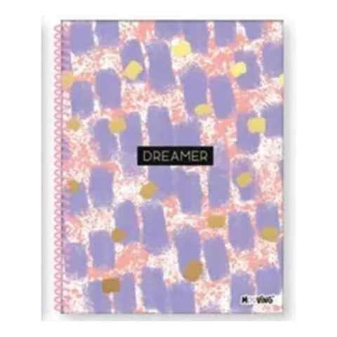 Cuaderno Universitario 80 Hojas Rayada Mooving Brush 1208127