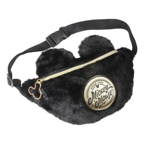 Bolso Riñonera De Peluche De Mickey Mouse Para Niñas -lanús