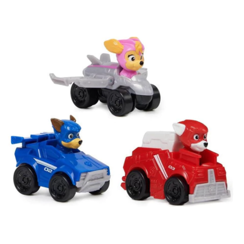 Paw Patrol The Mighty Movie Pup Squad Gift X 3