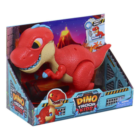 Dinosaurio T-rex Con Sonido Para Niños Dino Troop Kids