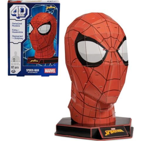 4d Puzzle Mascara Spiderman 82 Piezas Spin Master