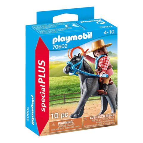 Playmobil Jinete Del Oeste Con Caballo 70602