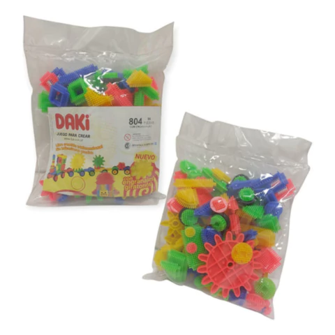 Daki Bloques Para Encastrar Y Armar X96 Pcs C/engranajes 804