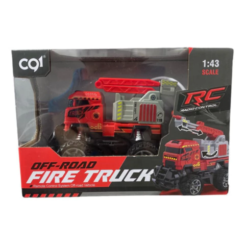 Camion De Bomberos Con Control Remoto Escala 1:43