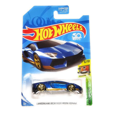 Vehiculo Hot Wheels 71 Lamborghini Hw Exotics Azul
