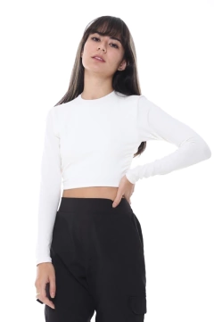 Cropped Sevilha - Off White - comprar online