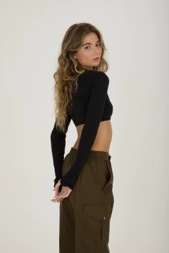 Cropped Sophia - Preto - loja online