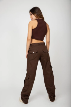 Calça Megan - Marrom na internet