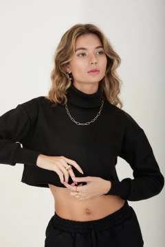 Imagem do Cropped Morgan - Preto