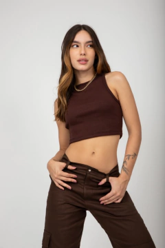 Calça Megan - Marrom - loja online