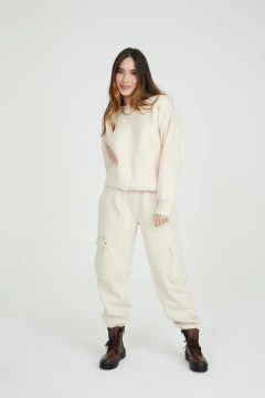 Imagem do Moletom Kelly - Bege