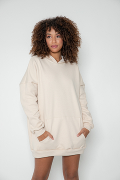 Moletom Oversized - Bege Avelã
