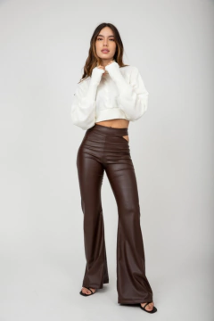 Cropped Tricot Daisy - Off White - Mia Brand