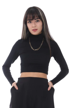 Cropped Toledo - Preto - comprar online