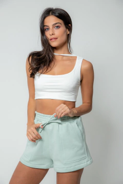 Imagem do Shorts Moletom Sarah - Menta