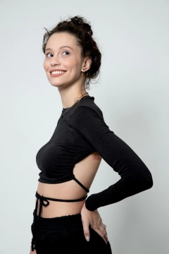 Cropped Sevilha - Preto