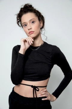 Cropped Sevilha - Preto - comprar online