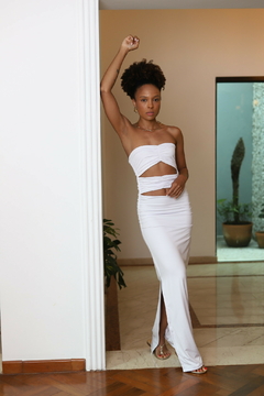 Vestido Agata - Off White - Mia Brand