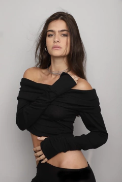 Cropped Isabela - Preta