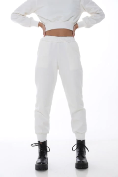 Calça Moletom - Off White