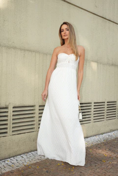 Vestido Amalia - Branco Gold na internet