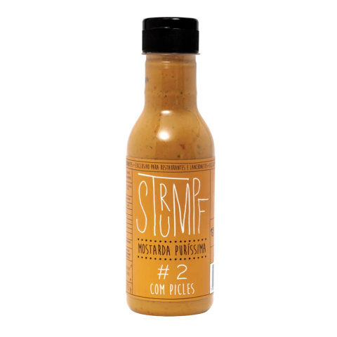 Mostarda #2 C/ Picles 470G Garrafa Pet