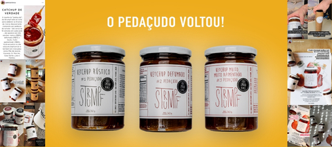 Carrusel Strumpf - Ketchup, mostarda, barbecue e outros molhos!