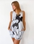Vestido Mickey gris