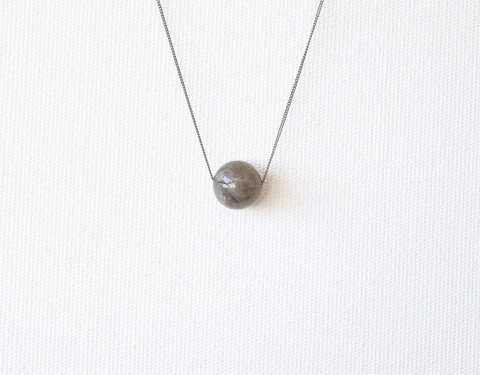 colar com pedra natural