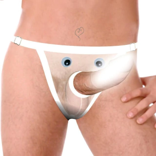 Cueca Destaque Strap On Divertida