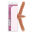 Prótese Havaiana Plug Com Vibrador e 2 Pênis A | Segredos Sex Shop | Imagem
